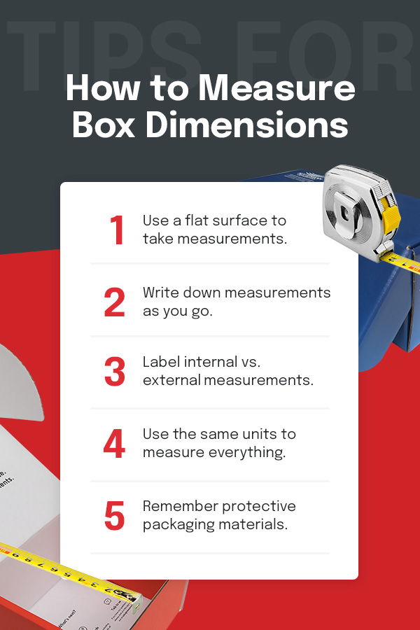 Tips for How to Measure Box Dimensions